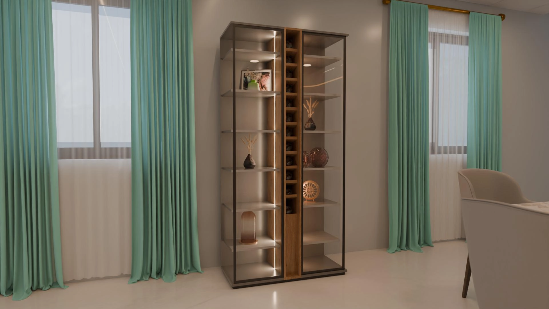 Master suite interior